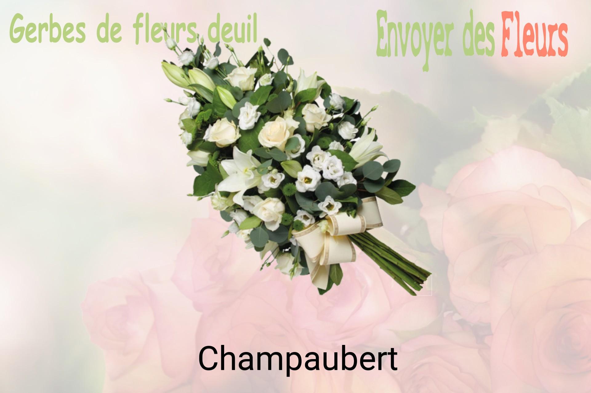 Gerbe de fleurs de deuil livrée à Champaubert